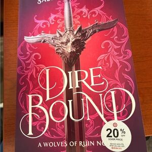 Dire Bound Book with Sword Cover